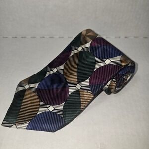 VINTAGE Cezani‎ 100% Silk Imported from Italy Neck Tie